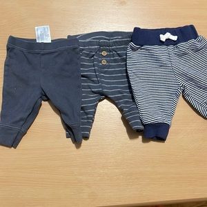 3 newborn joggers